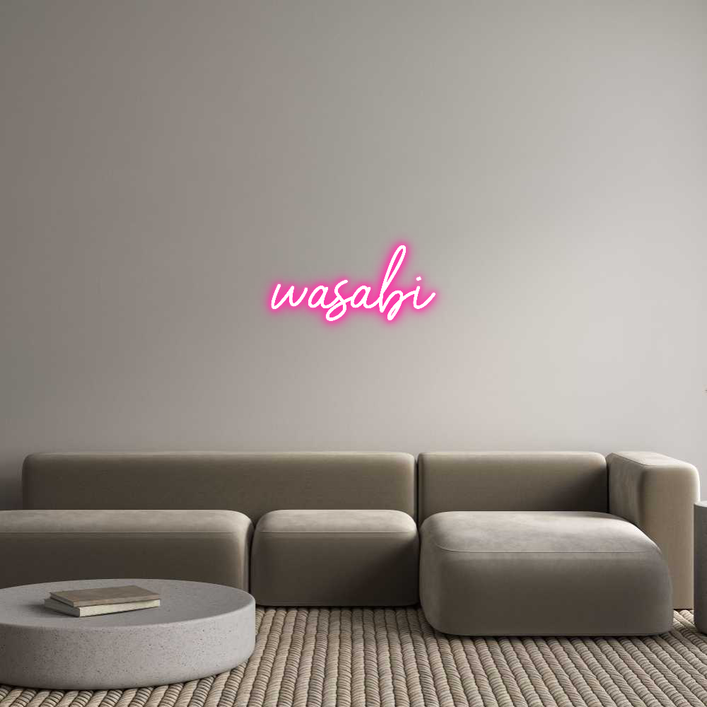 Neon personalizzato: wasabi