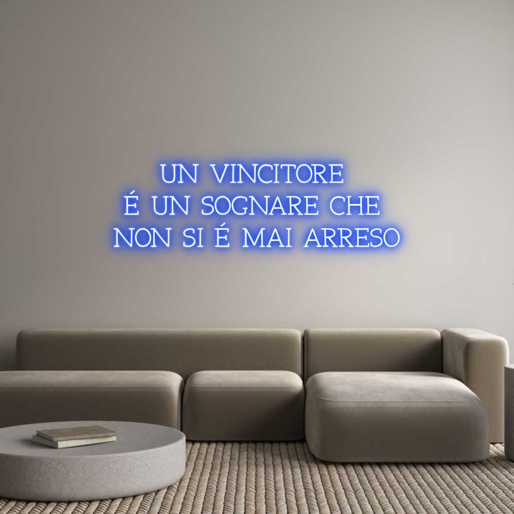 Neon personalizzato: UN VINCITORE ...