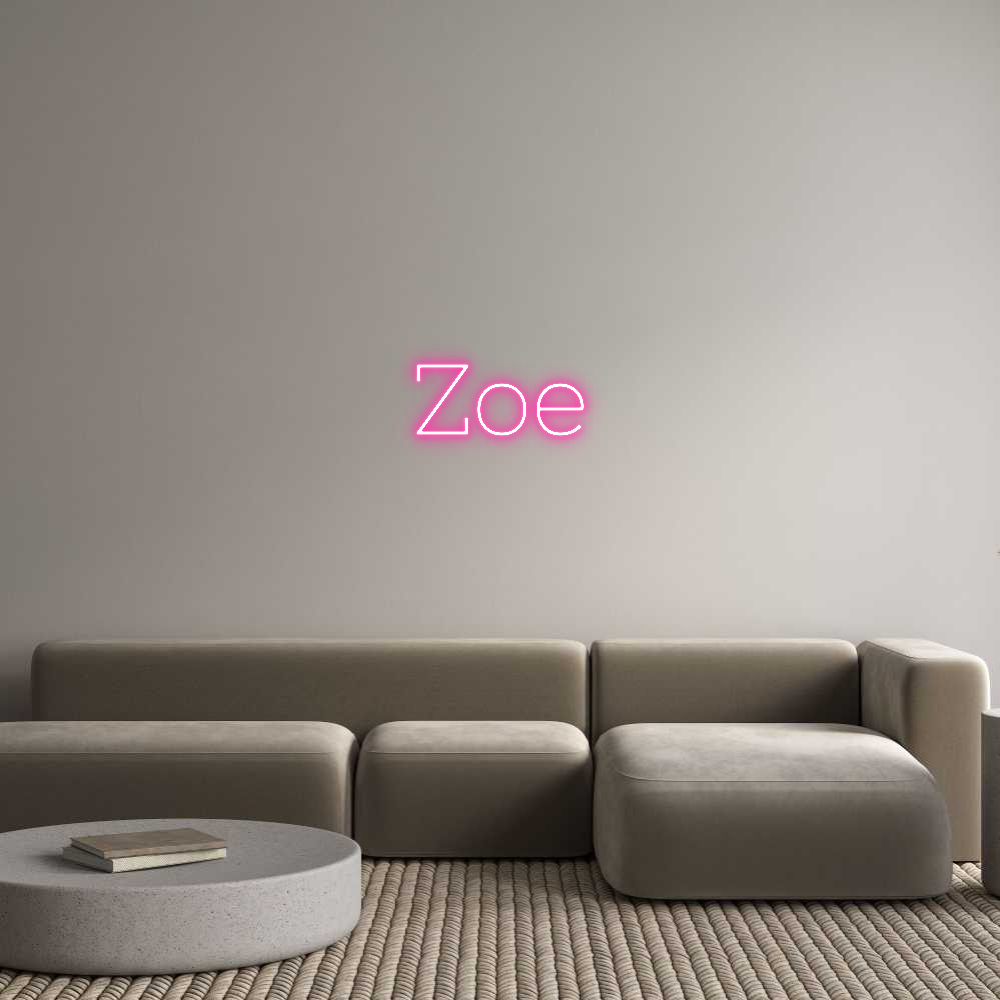 Neon personalizzato: Zoe