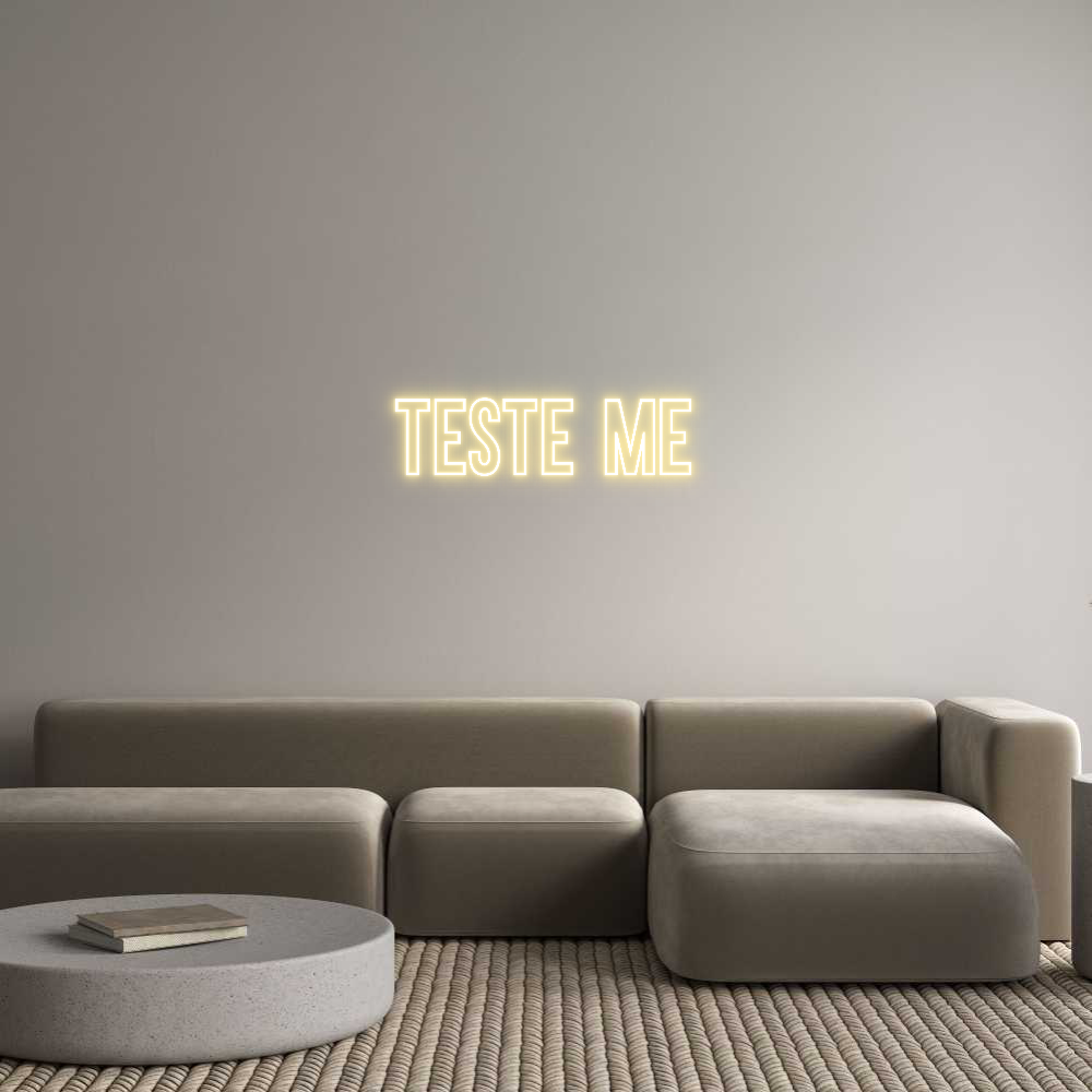 Neon personalizzato: TESTE ME