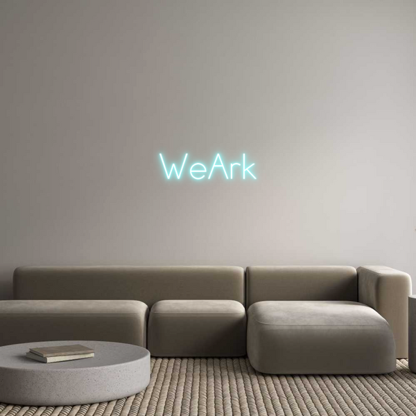 Neon personalizzato: WeArk