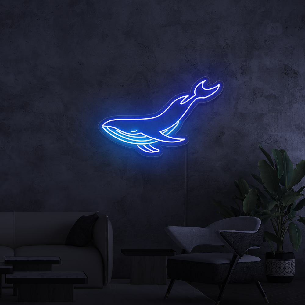 Insegna Al Neon Balena
