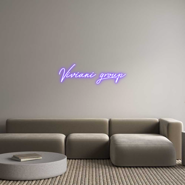 Neon personalizzato: Viviani group