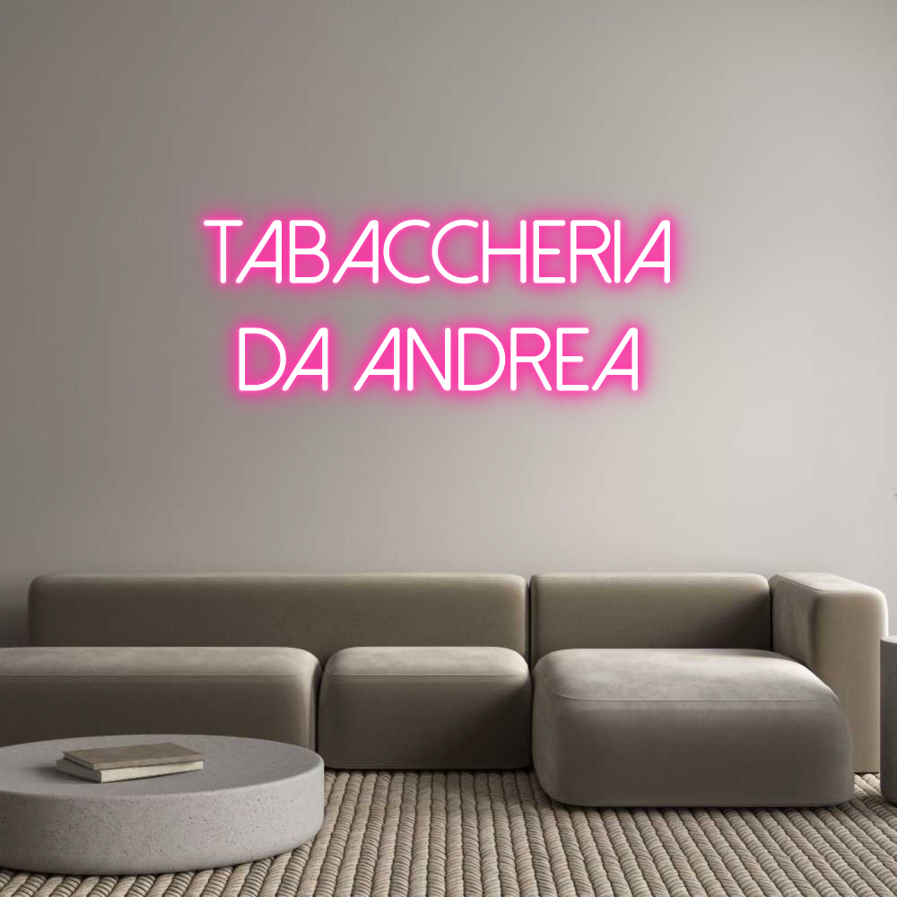 Neon personalizzato: Tabaccheria 
...