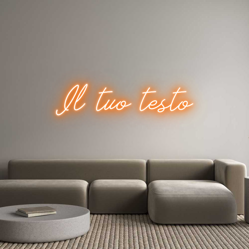 Neon personalizzato: Il tuo testo