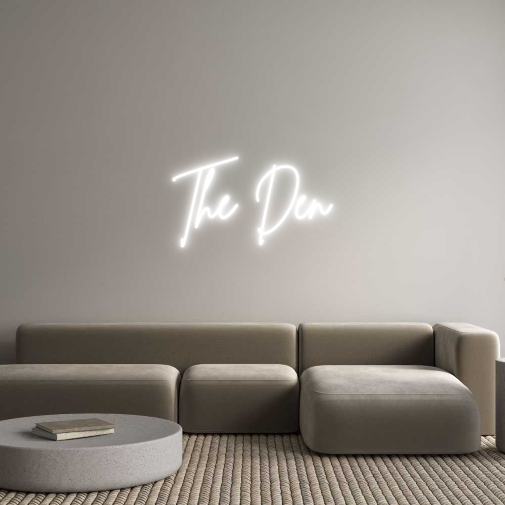 Neon personalizzato: The Den