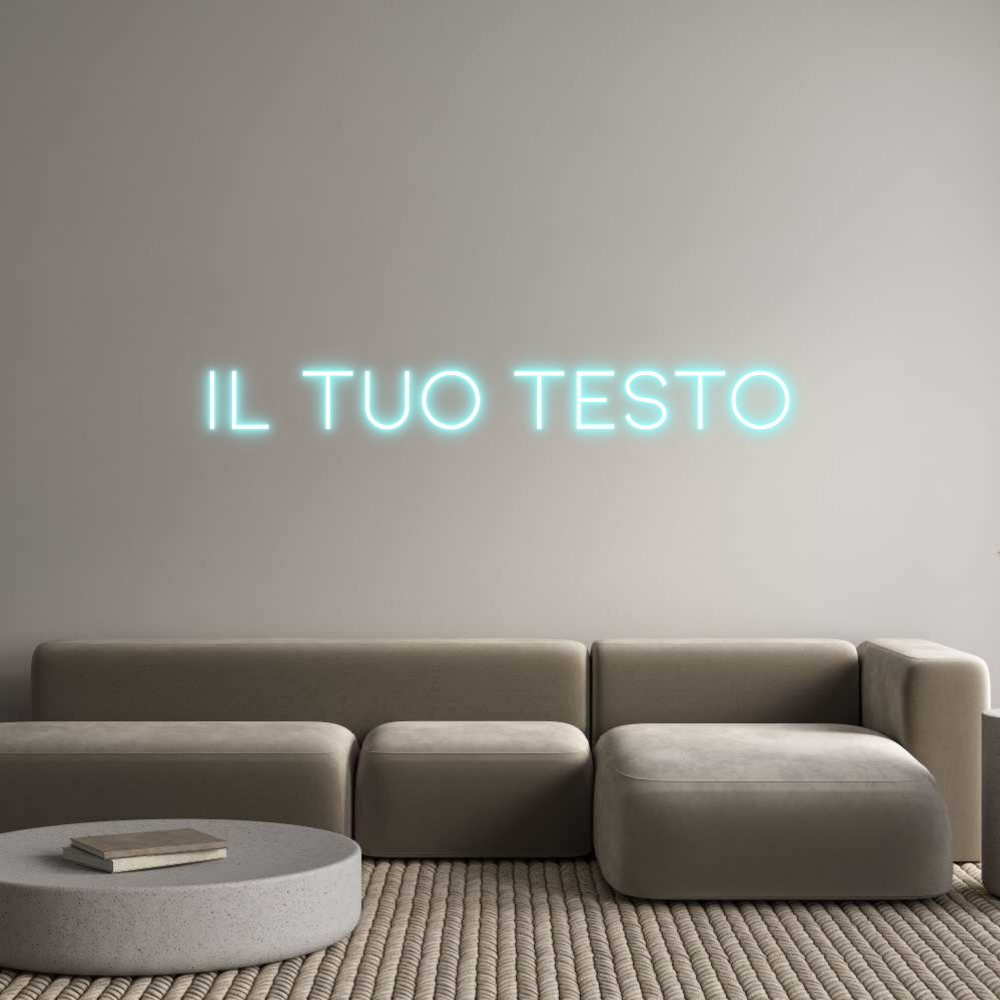 Neon personalizzato: Il tuo testo