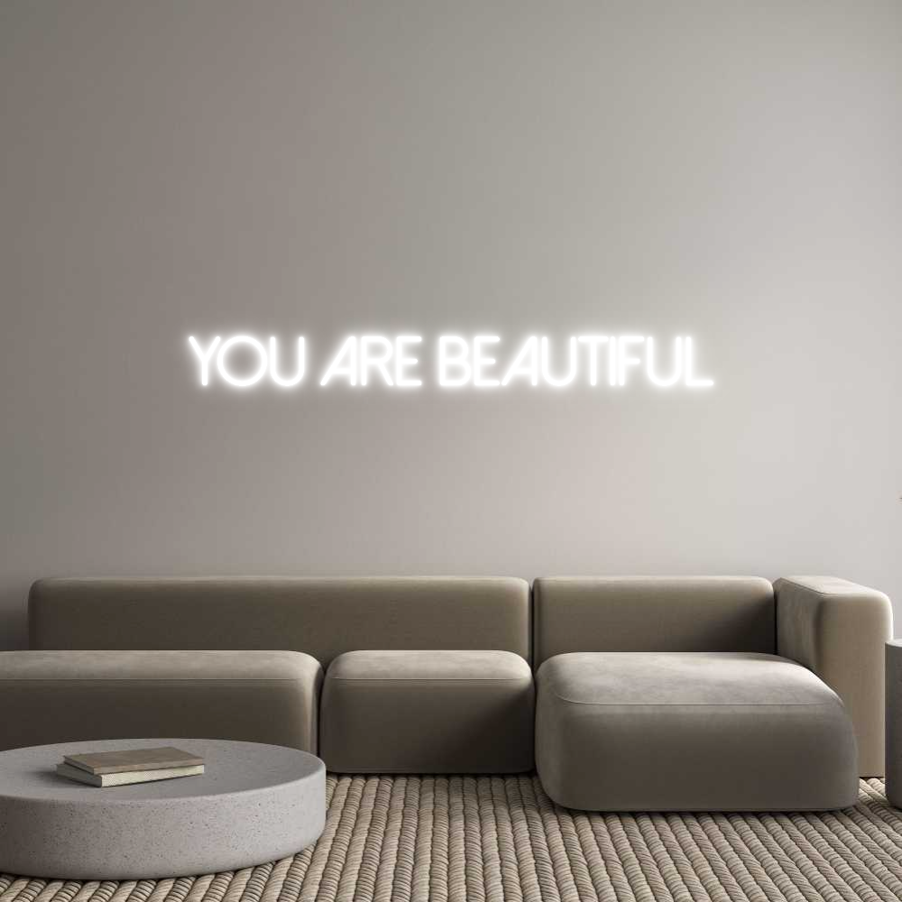 Neon personalizzato: YOU ARE BEAUT...