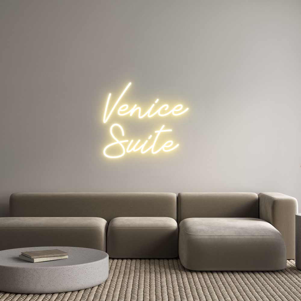 Neon personalizzato: Venice 
Suite