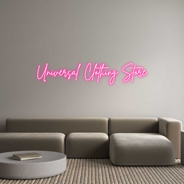 Neon personalizzato: Universal Clo...