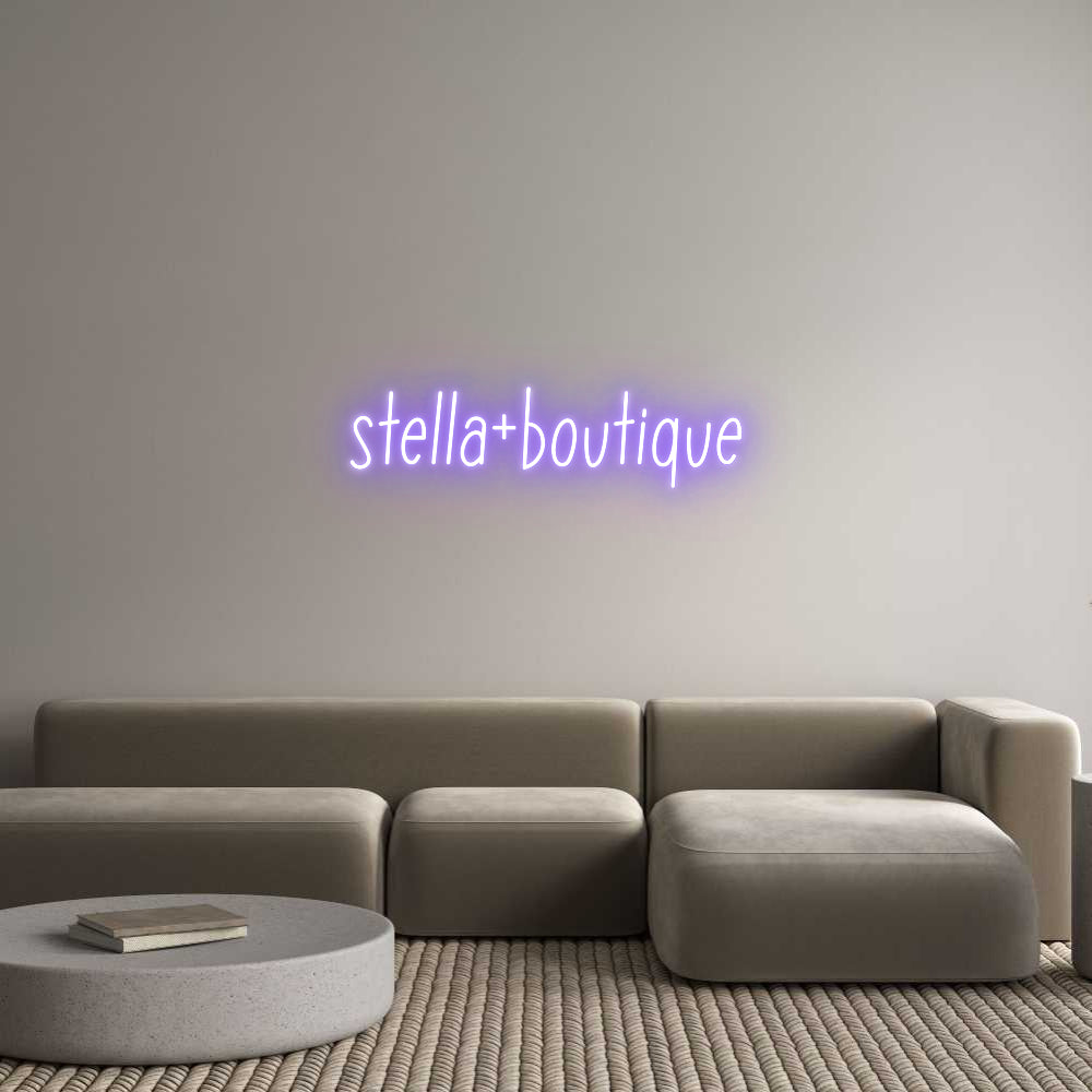 Neon personalizzato: stella_boutique