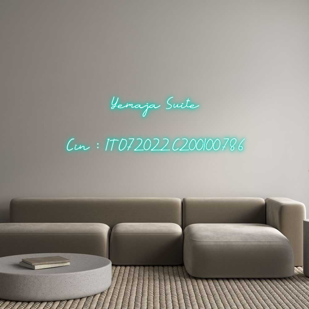 Neon personalizzato: Yemaja Suite
...