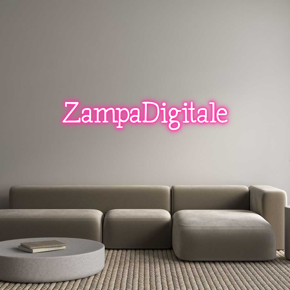 Neon personalizzato: ZampaDigitale