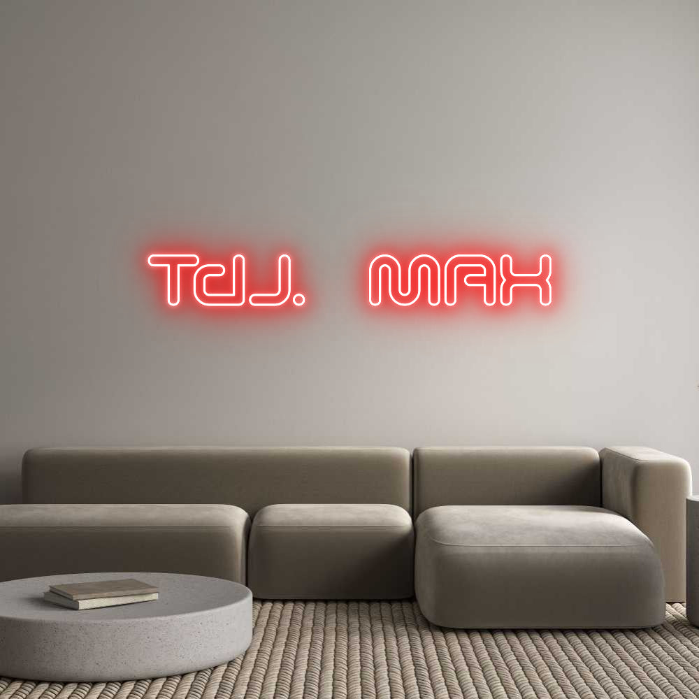 Neon personalizzato: Tdj.  MAX