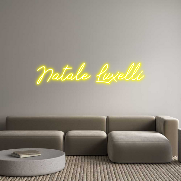 Neon personalizzato: 
Natale Luxe...