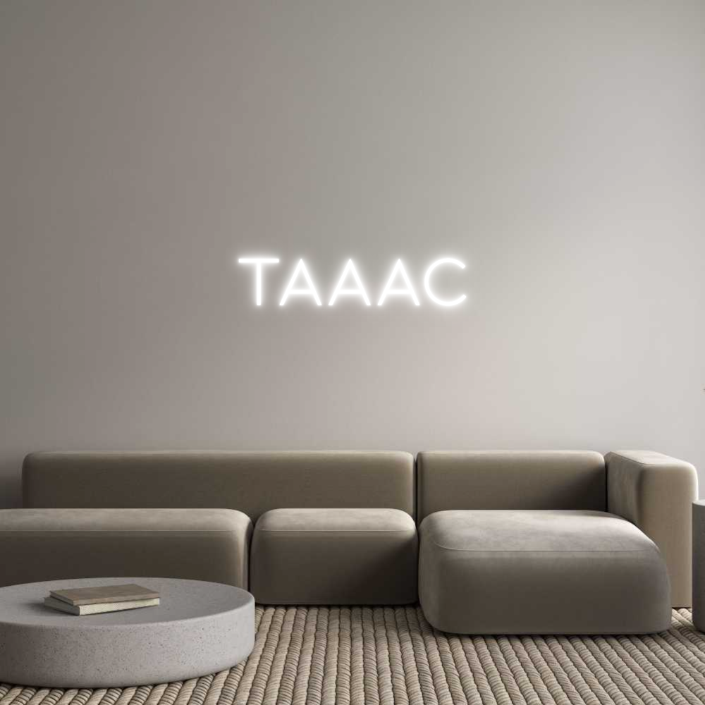 Neon personalizzato: TAAAC