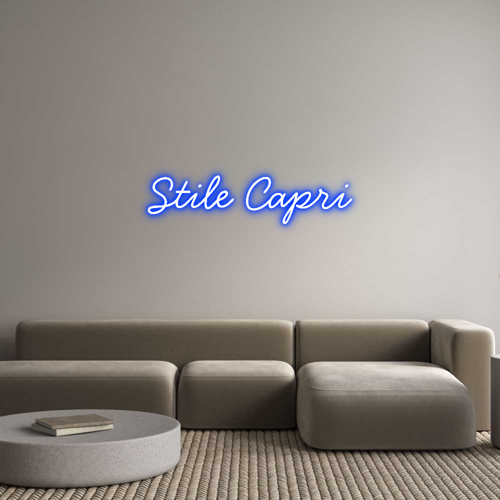 Neon personalizzato: Stile Capri