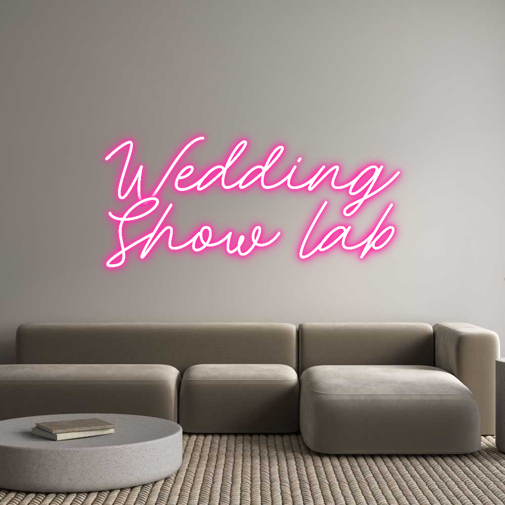 Neon personalizzato: Wedding
Show...