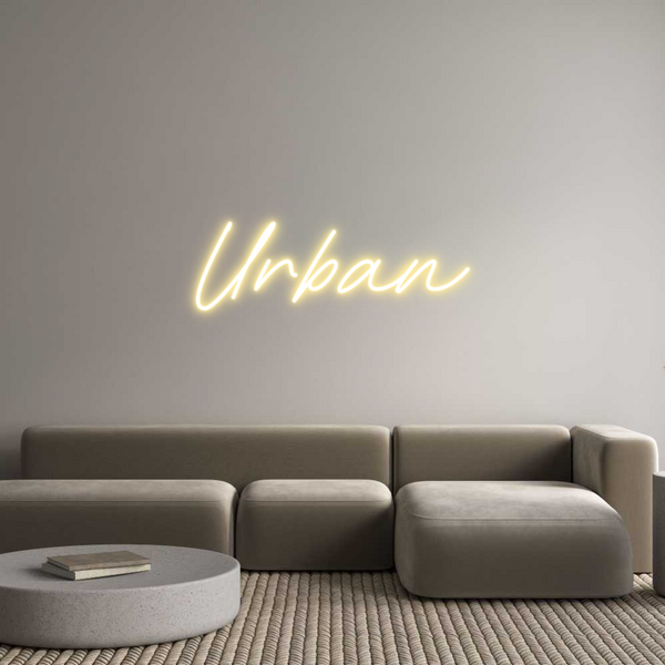 Neon personalizzato: Urban