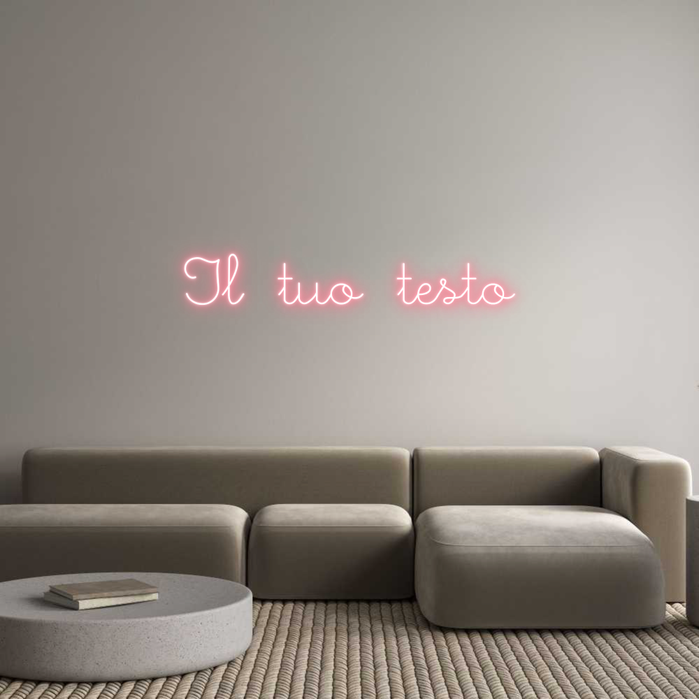 Neon personalizzato: Il tuo testo