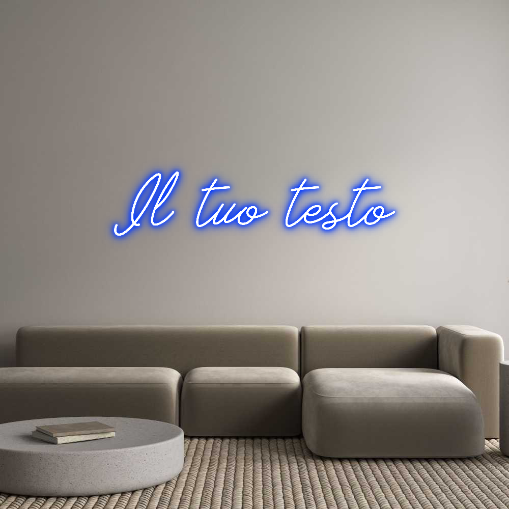 Neon personalizzato: Il tuo testo