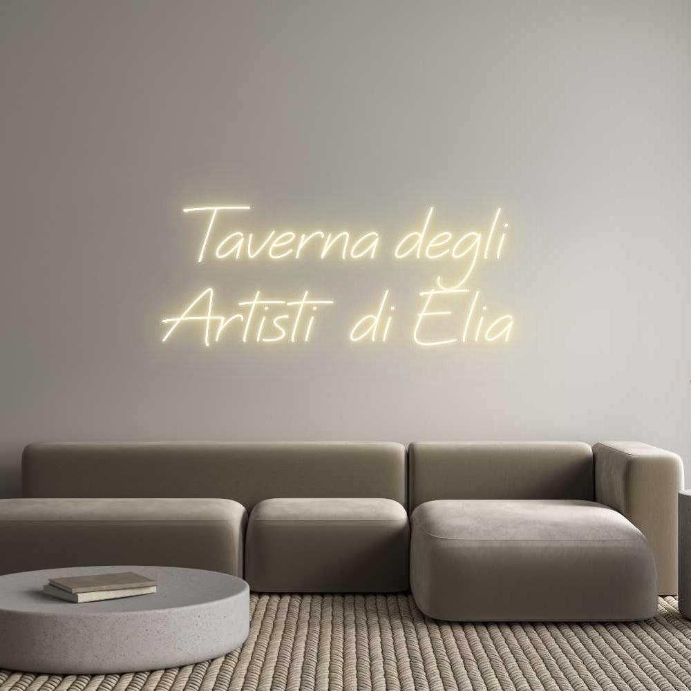 Neon personalizzato: Taverna degli...