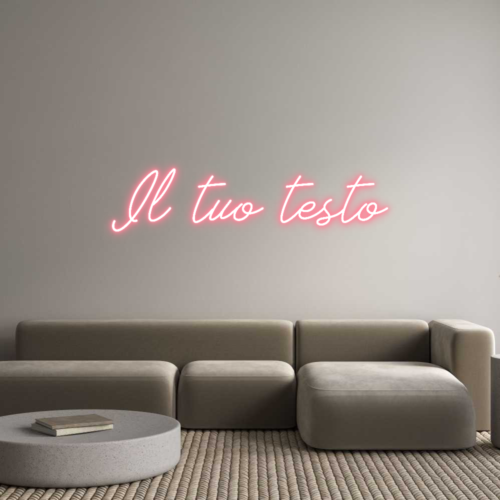 Neon personalizzato: Il tuo testo