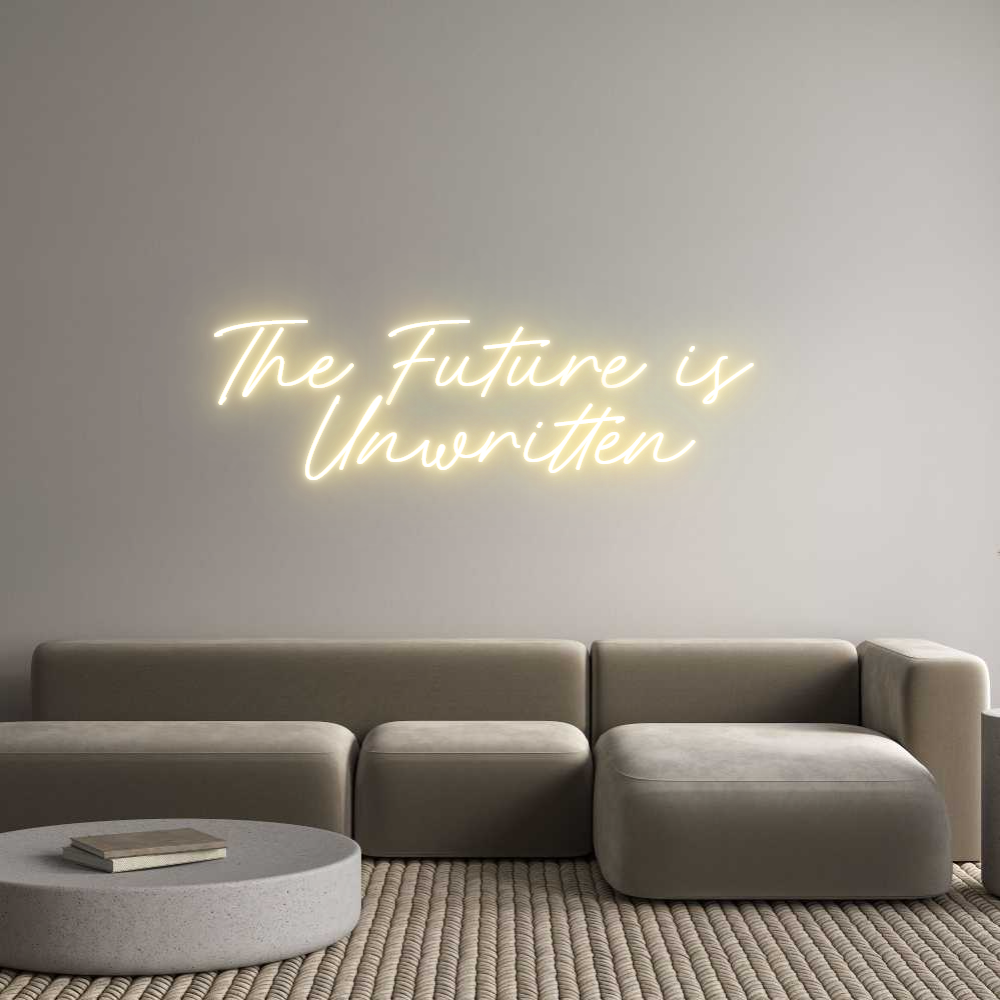 Neon personalizzato: The Future is...