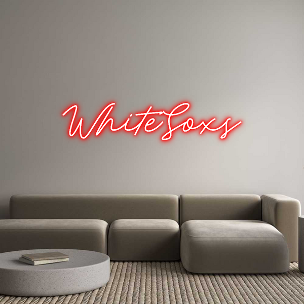 Neon personalizzato: WhiteSoxs