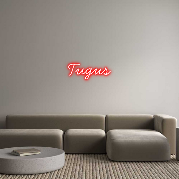 Neon personalizzato: Tugus