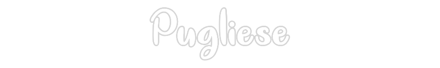 Neon personalizzato:  Pugliese