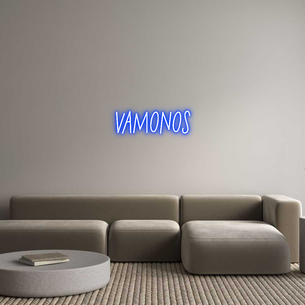 Neon personalizzato: VAMONOS