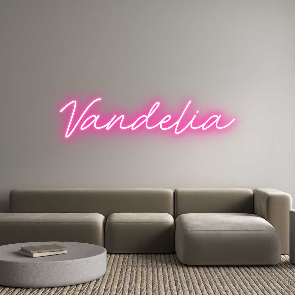 Neon personalizzato: Vandelia