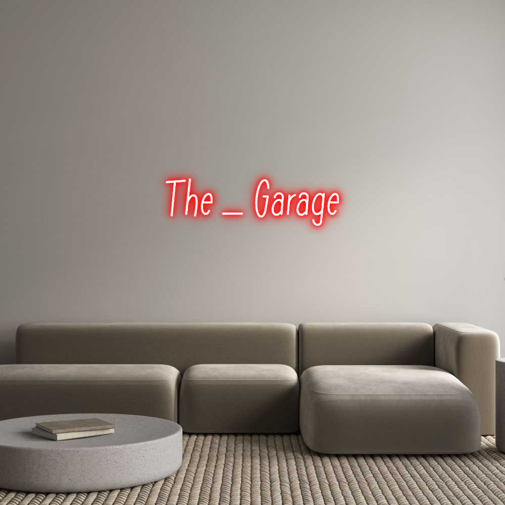 Neon personalizzato: The - Garage