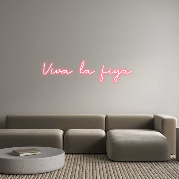 Neon personalizzato: Viva la figa