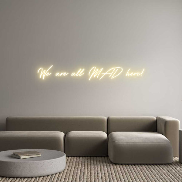 Neon personalizzato: We are all MA...