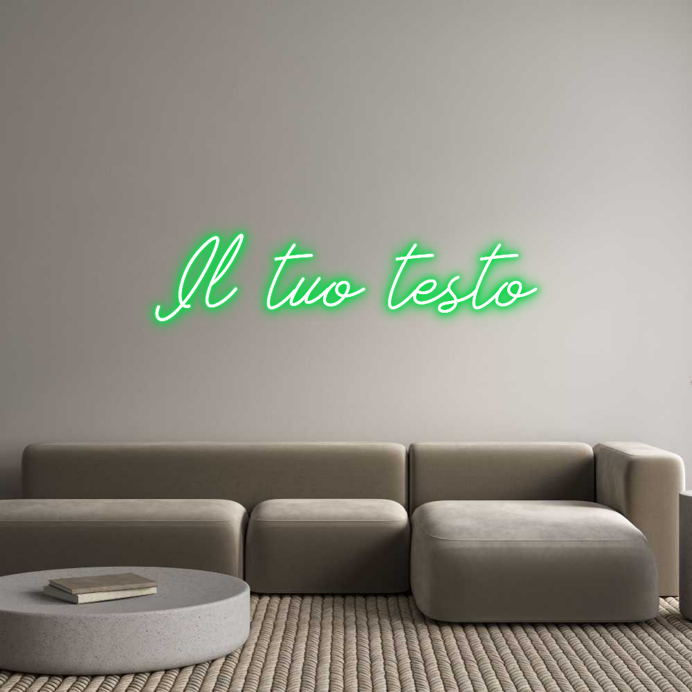 Neon personalizzato: Il tuo testo