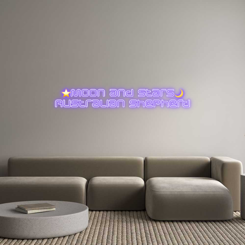 Neon personalizzato: ⭐️Moon and St...