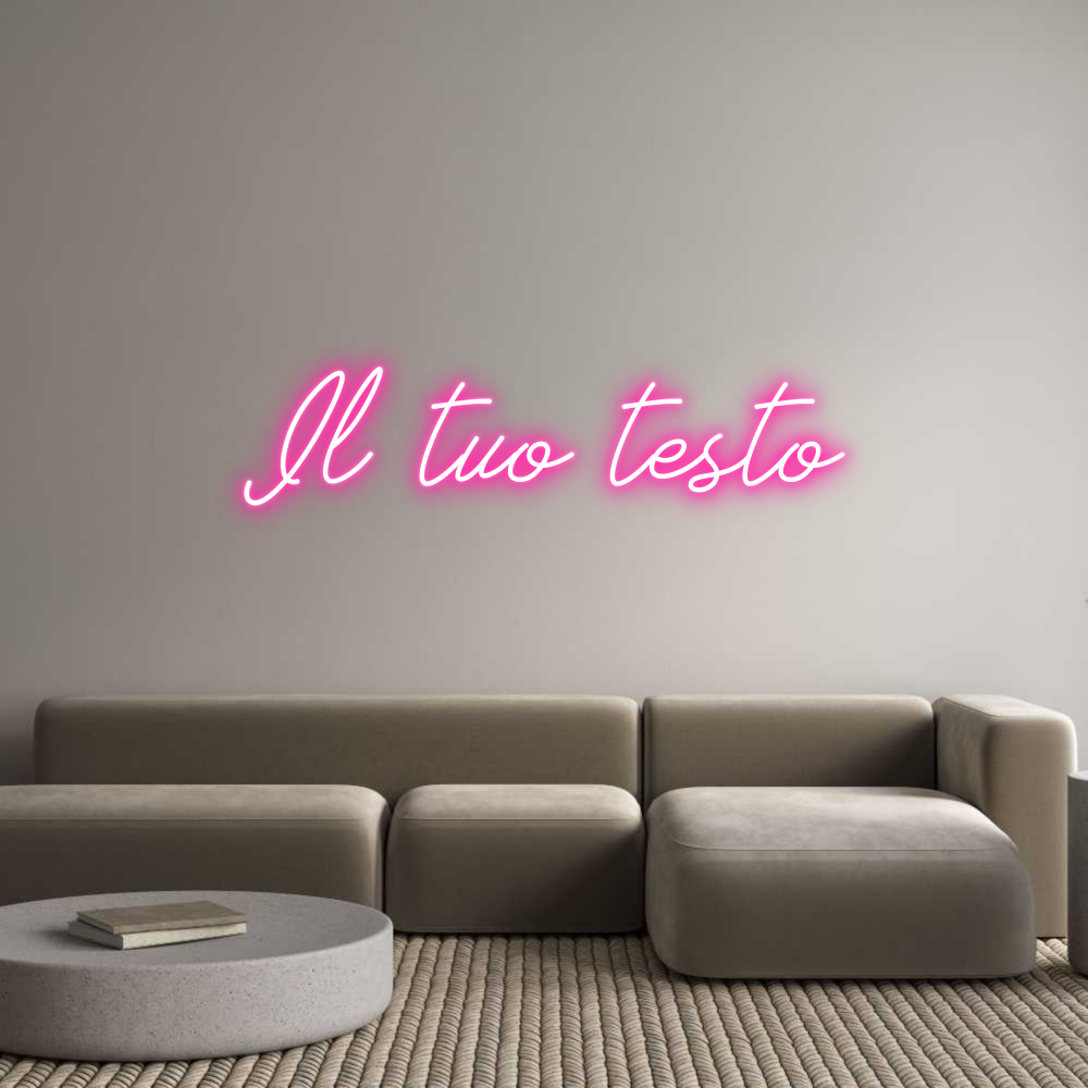 Neon personalizzato: Il tuo testo