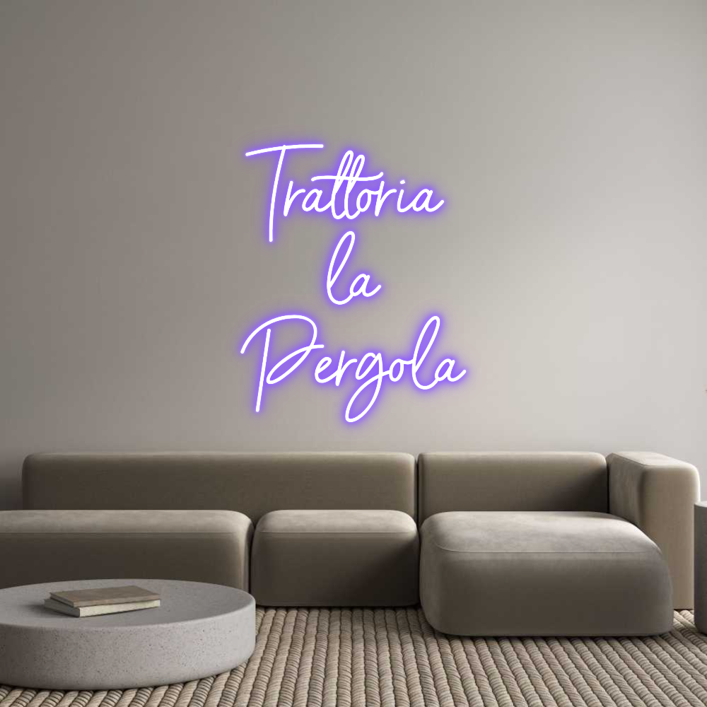 Neon personalizzato: Trattoria 
l...