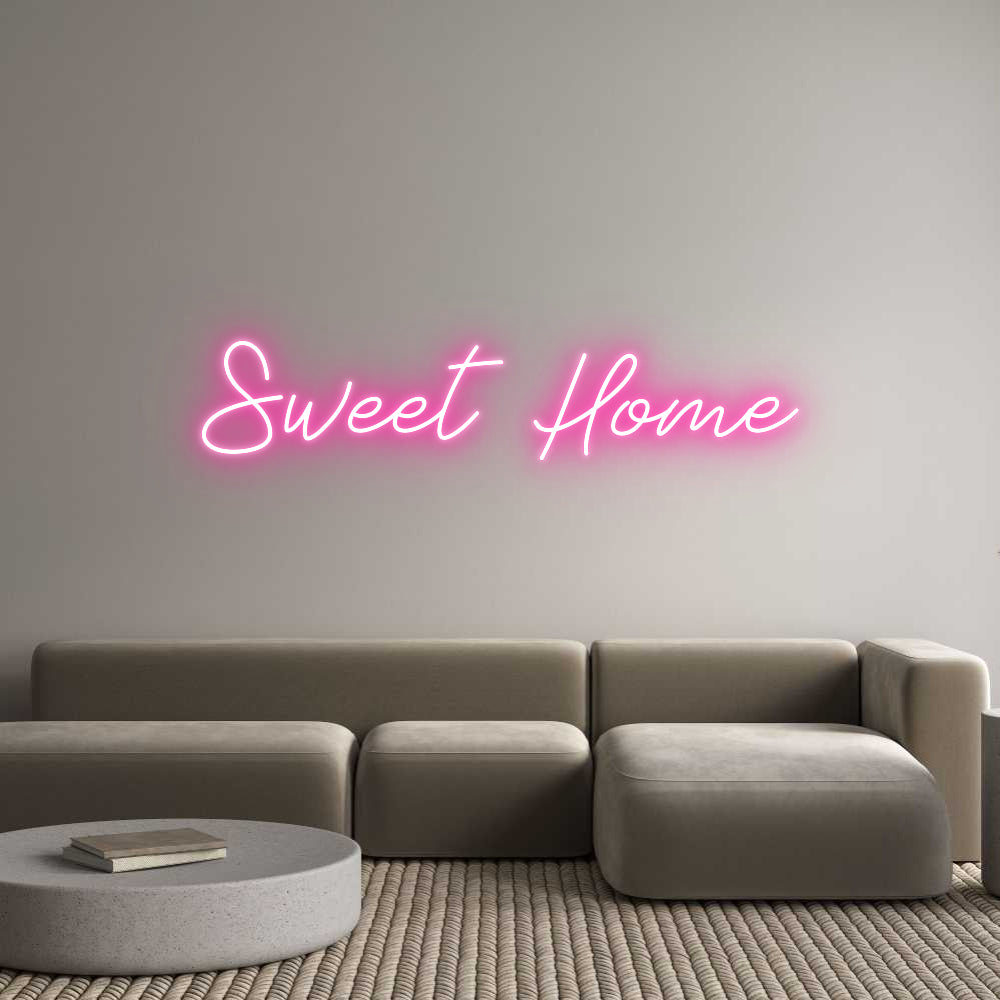 Neon personalizzato: Sweet Home