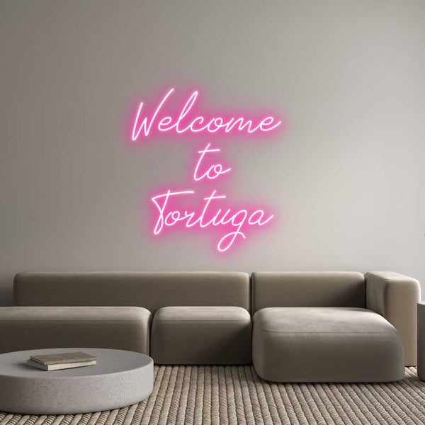 Neon personalizzato: Welcome 
to
...