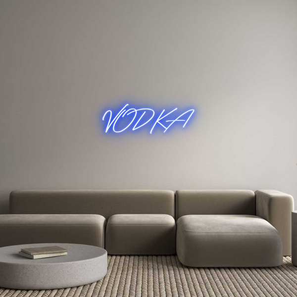 Neon personalizzato: VODKA