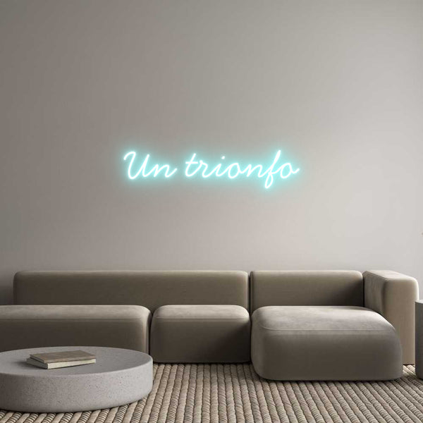 Neon personalizzato: Un trionfo