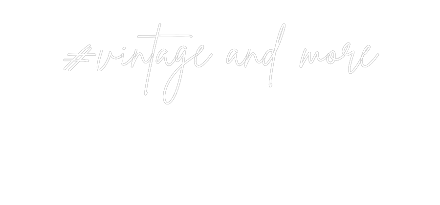 Neon personalizzato: #vintage and ...