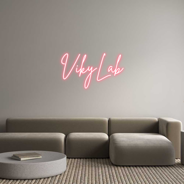 Neon personalizzato: VikyLab