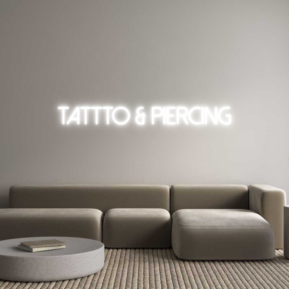 Neon personalizzato: Tattto & Pier...