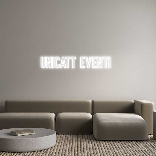 Neon personalizzato: UNICATT EVENTI