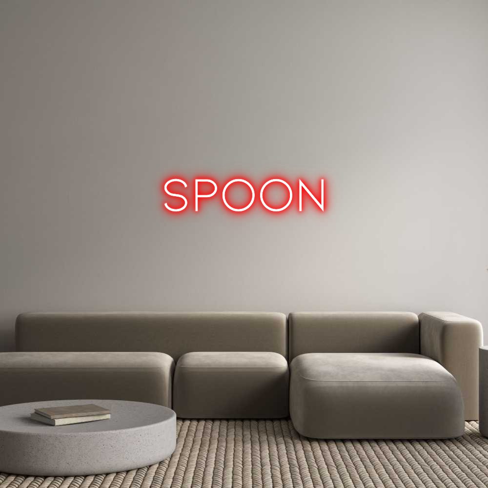 Neon personalizzato: SPOON