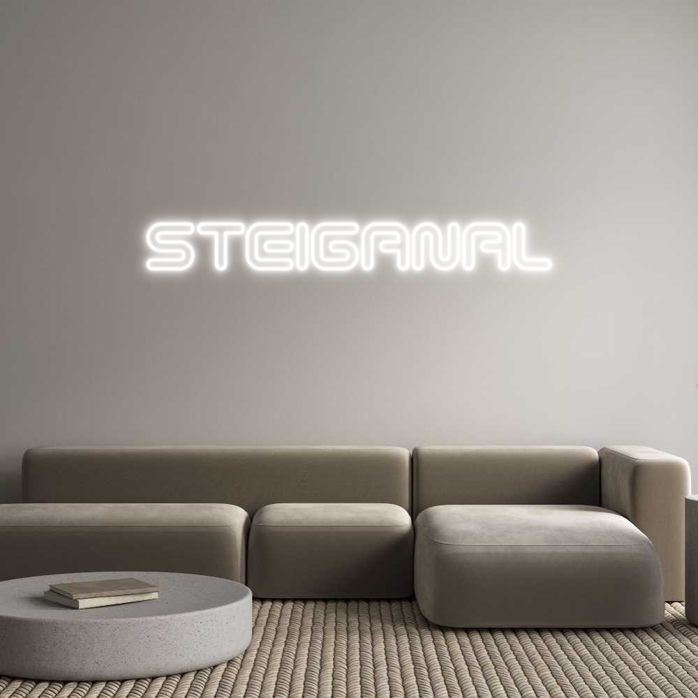 Neon personalizzato: STEIGANAL